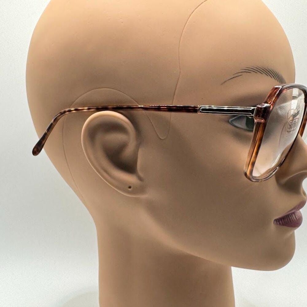 True Vintage Eyeglasses | NOS | Safilo Elasta | Tortoise Plastic | Made In Italy - Picture 3 of 9